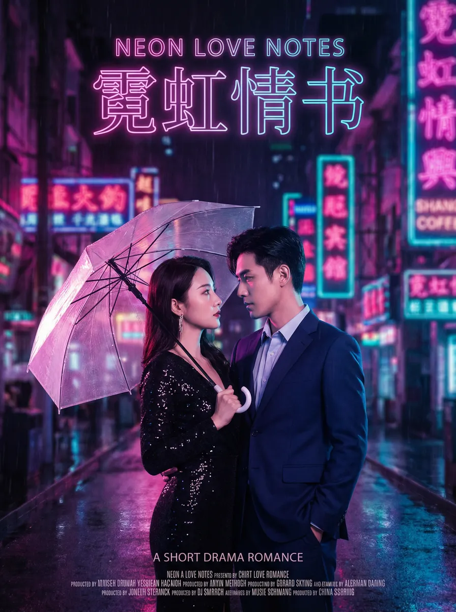 白桃少女 热播都市爱情短剧 - 霓虹情书海报
