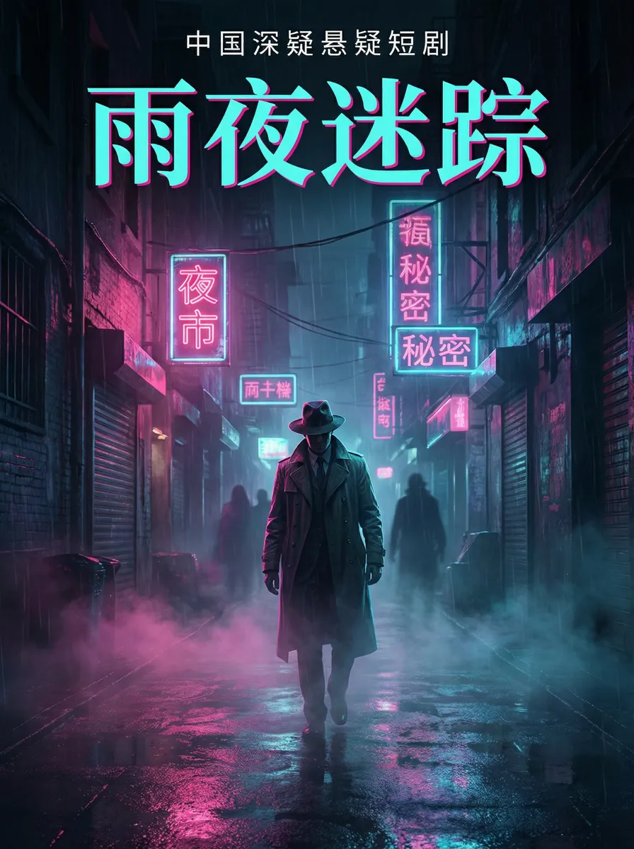 白桃少女 悬疑追踪短剧 - 雨夜迷踪海报